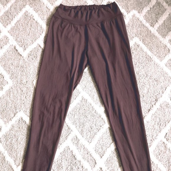 ALWAYS Women's One Size Violet High Waist Premium Buttery Soft Stretch Leggings - Picture 4 of 13